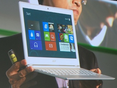 Computex 2012：Acer 發表六款 Windows 8 觸控平板、Ultrabook、AIO