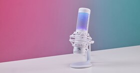 白色控看過來！HyperX QuadCast S和SoloCast麥克風夢幻白新色上市