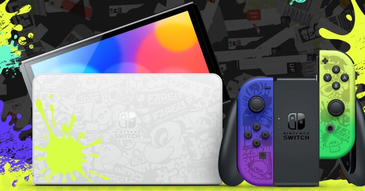 任天堂Switch新機登場！聯名《斯普拉遁 3》OLED版將於8/26發售