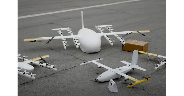 Alphabet旗下的Wing正在研發更大、更多型態的無人機，因為「運送藥品與運送牛奶所需的飛機不一樣」