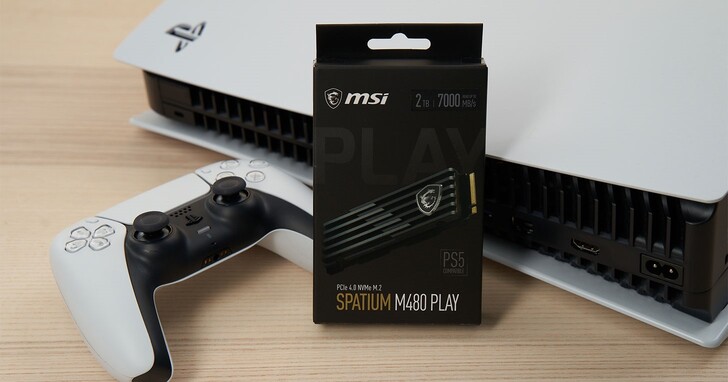 PS5 玩家必備！MSI SPATIUM M480 Play SSD 實測：感受飆速遊戲體驗，大容量為你典藏手邊所有遊戲！