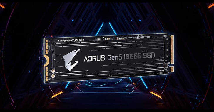 GIGABYTE推出AORUS Gen5 10000 SSD系列固態硬碟，速度飆破12GB/s