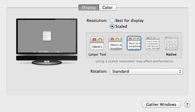 蘋果 OSX 10.9.3 Beta，4K 解析度 Pixel Doubling 技術解析 | T客邦