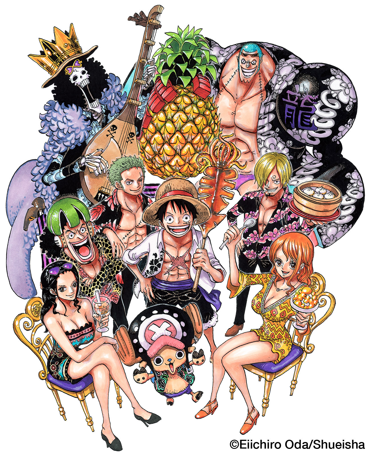 One piece фрукты