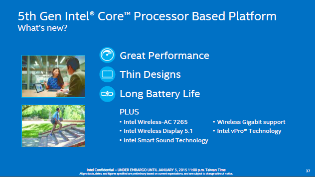 Intel 第 5 代 Core 處理器正式解禁，行動平台 Core M 先搶灘 - 第 2 頁 | T客邦