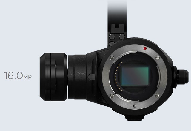 可換鏡頭的空拍機！DJI 發表 4K 錄影、M4/3 系統空拍雲台 Zenmuse X5