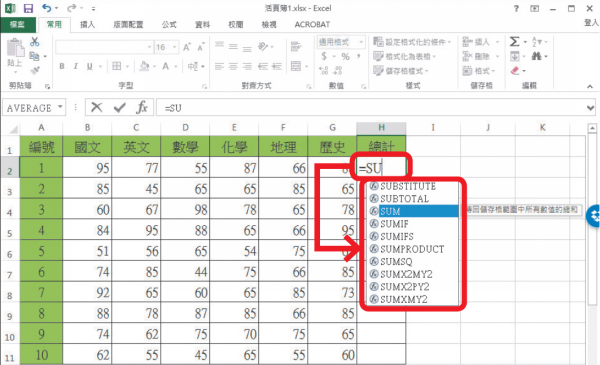 Excel教技巧／Excel 公式函數大全：教你12個必常用公式表格功能