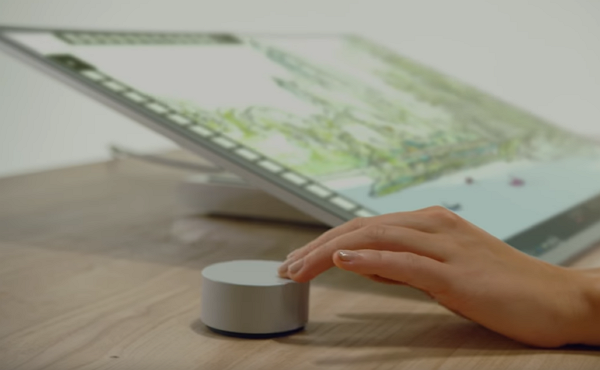圓的比較好！微軟獨特的輸入裝置「Surface Dial」，讓你可以用實體圓盤來重新與軟體互動