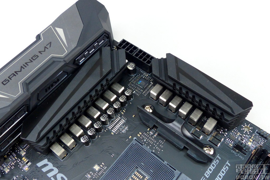 雙 EPS12V 8pin 處理器電源輸入，MSI X470 Gaming M7 AC 主機板登場測試