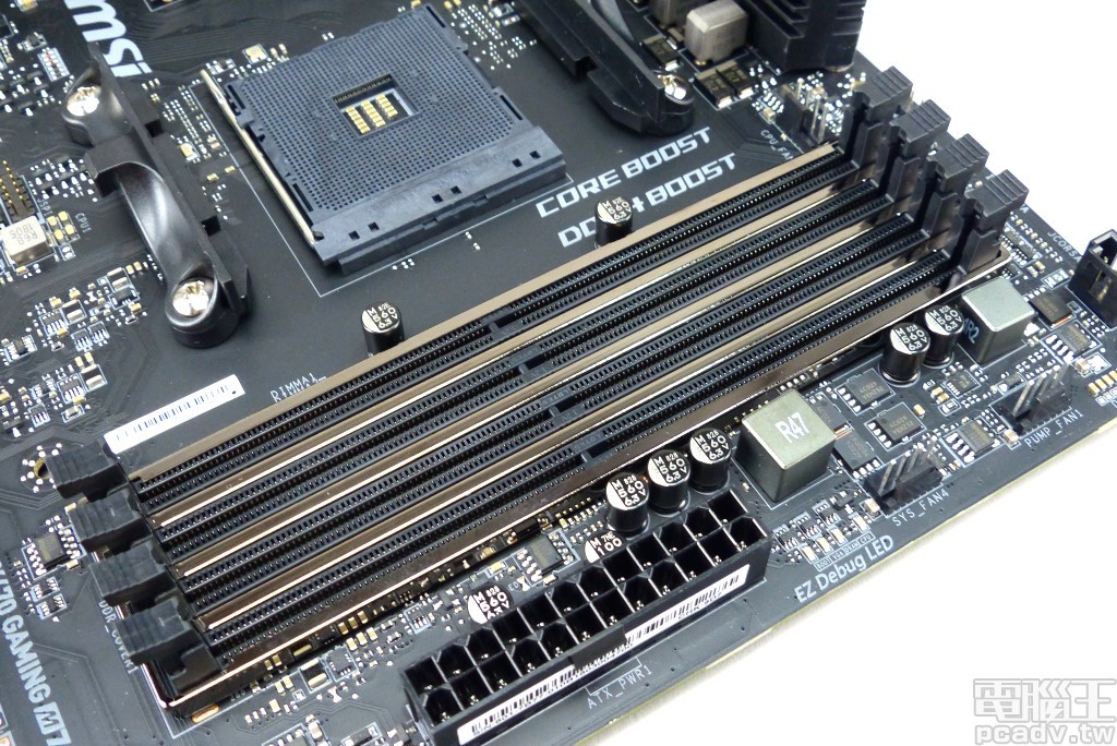 雙 EPS12V 8pin 處理器電源輸入，MSI X470 Gaming M7 AC 主機板登場測試