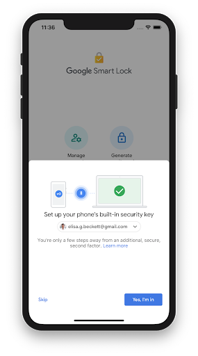 安裝Google Smart Lock之後，iPhone就能支援Advanced Protection Program了。