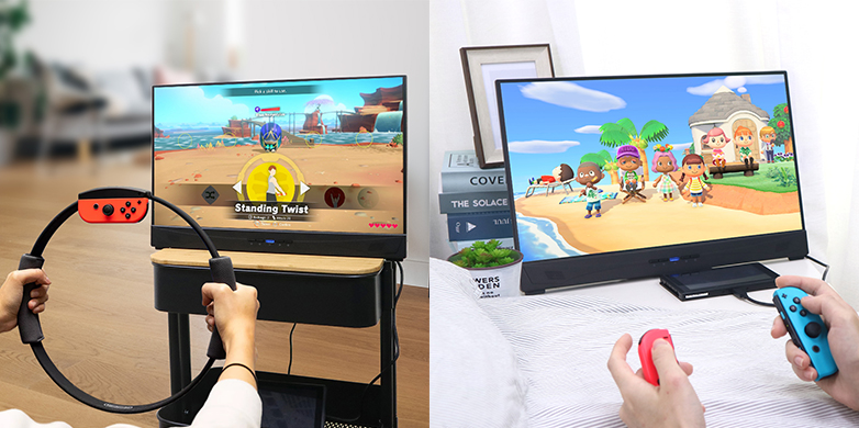 GeChic 推出21.5吋超大畫面行動螢幕，一線放大玩，還能充電任天堂Switch!