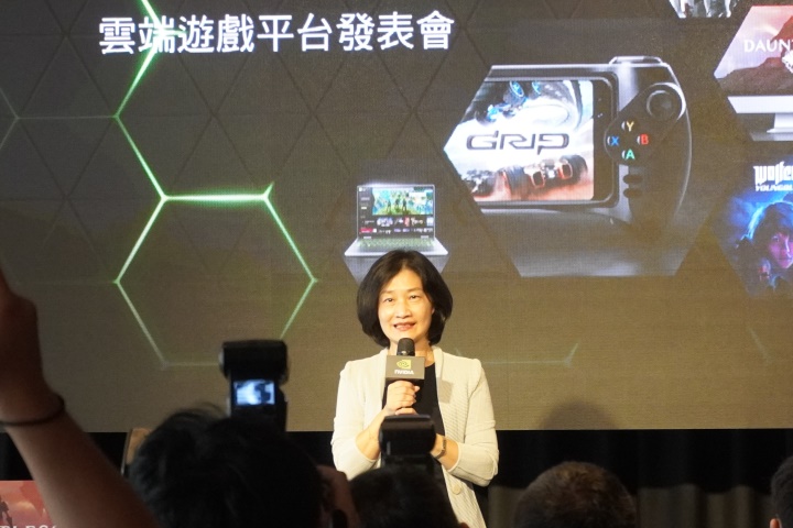 NVIDIA全球副總裁暨台灣區總經理邱麗孟表示，雲端遊戲體驗仰賴高效能顯示卡搭配高速網路，而台灣大哥大正是在台灣地區的不二首選