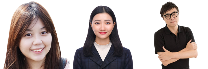 專業團隊,由左至右,T客邦編輯-雯伶、T客邦編輯-少妘、3C 部落客-廖阿輝