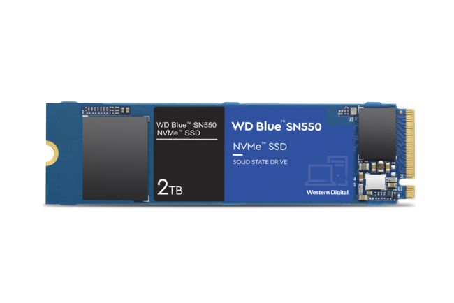 Western Digital 推出全新NVMe SSD 解決方案，藍標SN550 NVMe SSD 2TB 