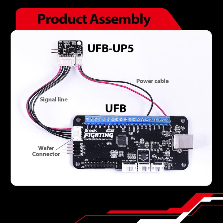 The schematic diagram of the connection, the small size can be easily installed in the fighting rocker with limited space.