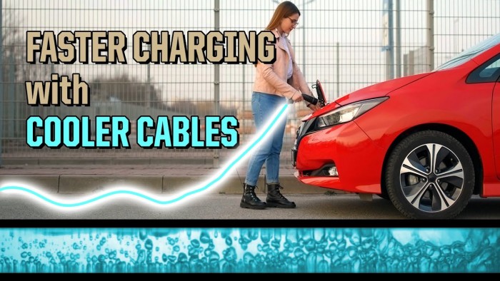 為了讓電動車充電功率增至四倍，福特研究推出新型電纜