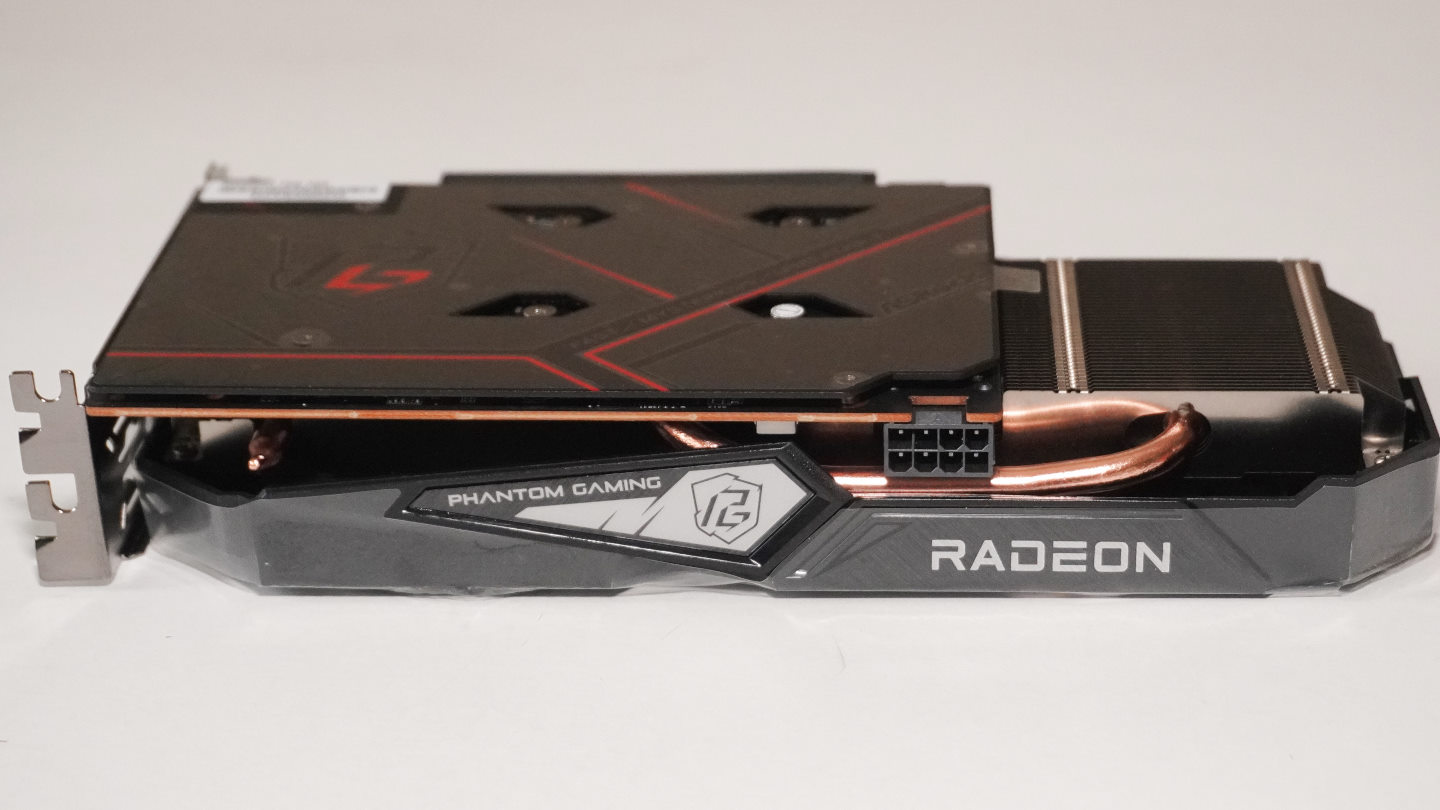 ASRock Radeon RX 6500 XT Phantom Gaming D 4GB OC載能供應更當功率的8Pin外接電源端，對超頻有一定幫助。