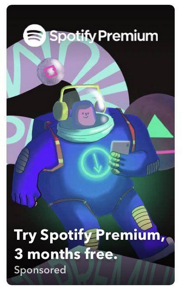 Spotify 的人物插圖