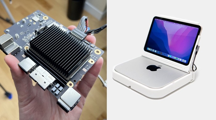 動手達人為M1 Mac mini換上3D列印外殼：體積大減，還可變身移動工作站