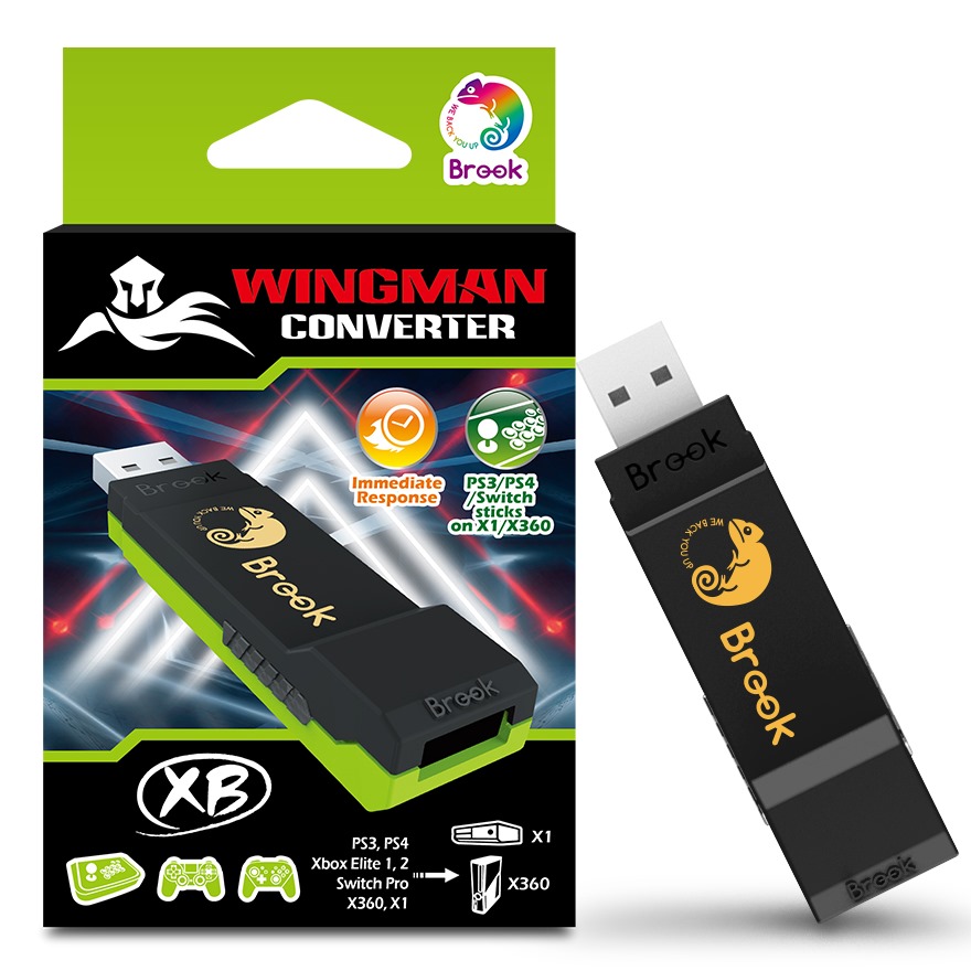 Wingman XB轉接器的功能為將多種不同控制器轉接至Xbox系列主機與PC。