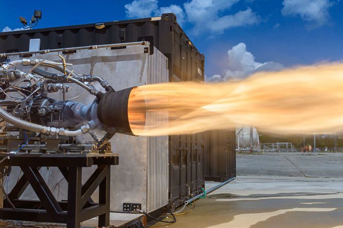 Launcher的E-2 3D打印液體火引擎