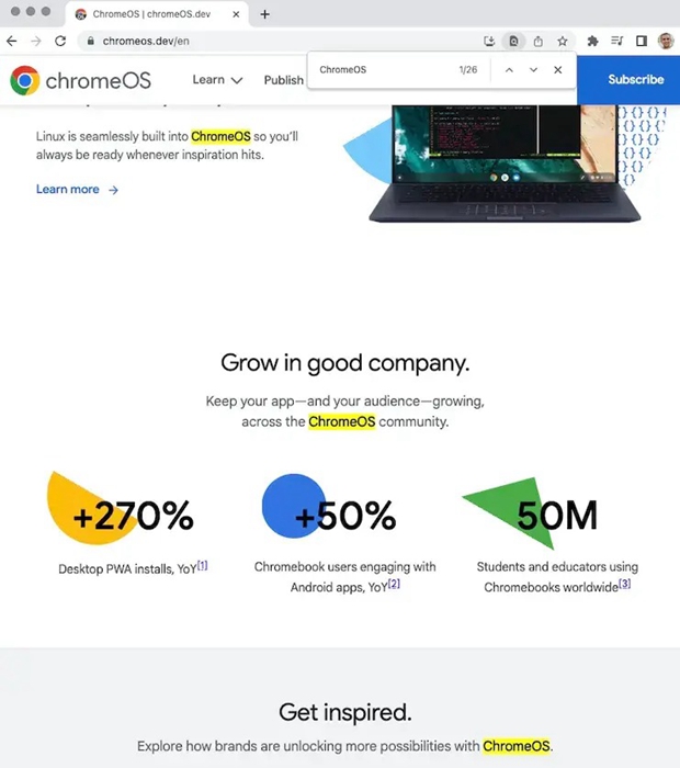 Google在悄悄地將「Chrome OS」更名為「ChromeOS」