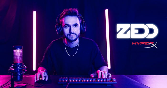 HyperX宣布世界百大電音DJ Zedd成為品牌大使，共同激盪出讓人驚豔的全新跨界合作