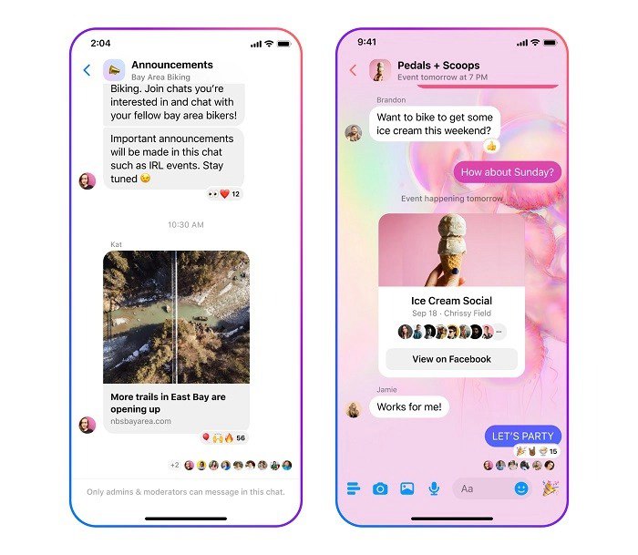 Meta宣佈Facebook社群聊天功能，融入Messenger體驗