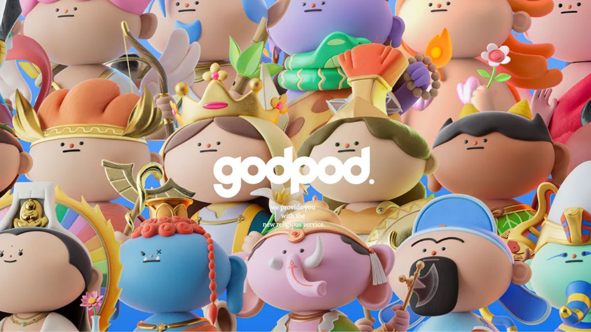 今年目工作室的年度創作專案「GODPOD」也獲得許多區塊鏈愛好者的關注。