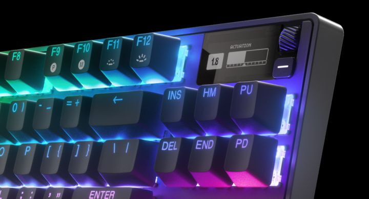 SteelSeries 旗艦電競鍵盤 Apex Pro TKL，按鍵反應比傳統機械按鍵快11倍、價格7,290元起