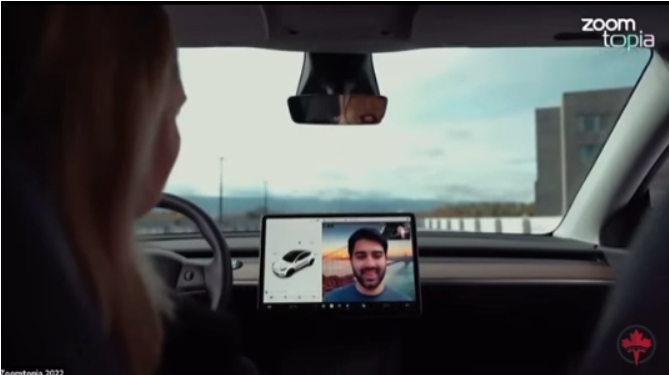 Zoom宣佈將登陸特斯拉汽車，讓你就算是在車上也逃不過視訊會