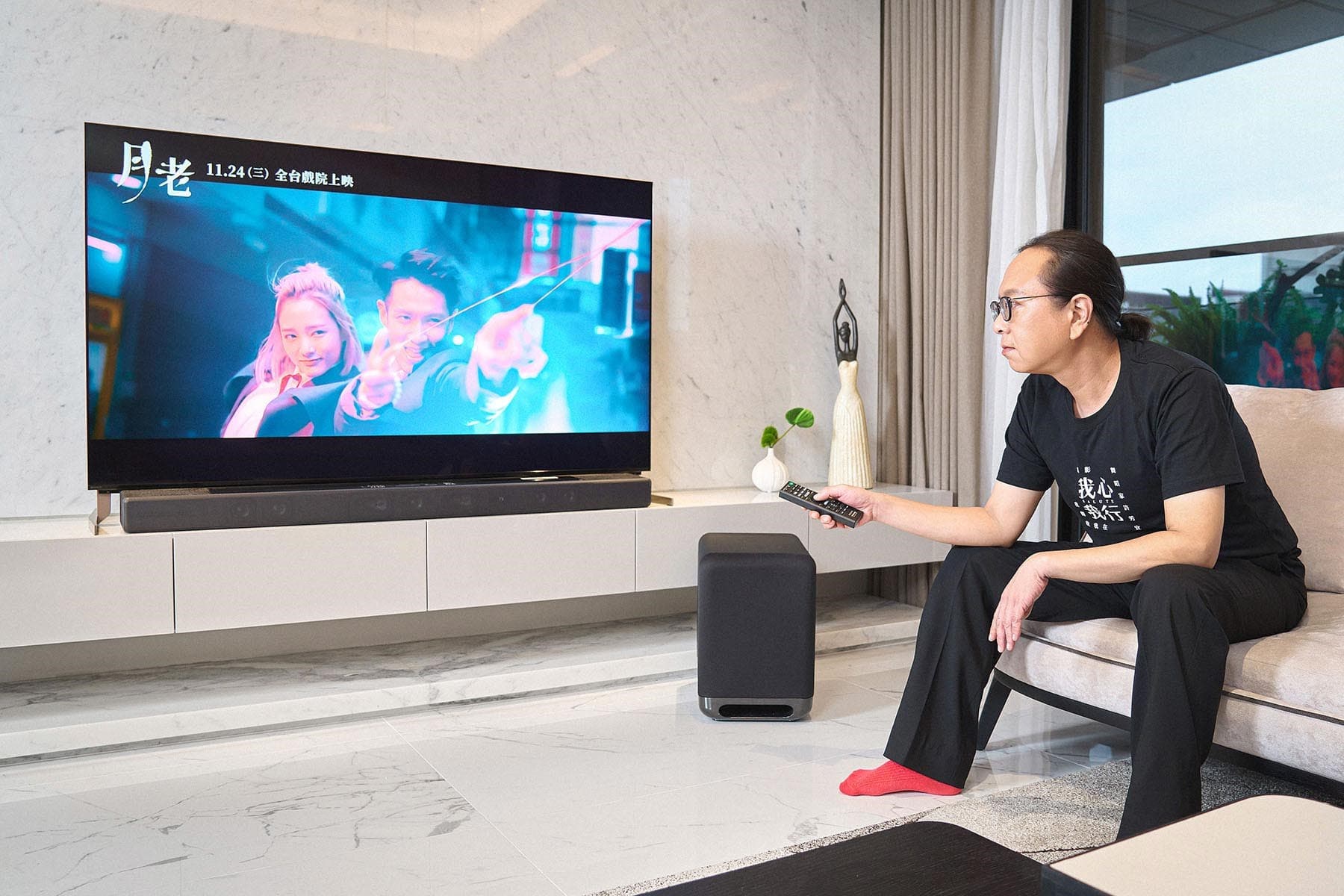 Interview with Zhu Shiyi, winner of the Golden Horse Award for Best Sound Effects, to explore how the Sony HT-A7000 Soundbar creates a more immersive entertainment experience
