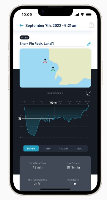 Apple Watch 可以使用 Oceanic+ App 了，升級最簡單易用的潛水電腦