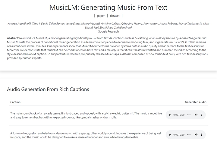 Generating Music From Text