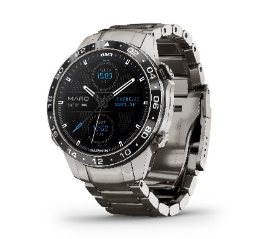 Garmin MARQ 系列推出界首款五級鈦錶殼、弧面藍寶石玻璃鏡面智慧錶