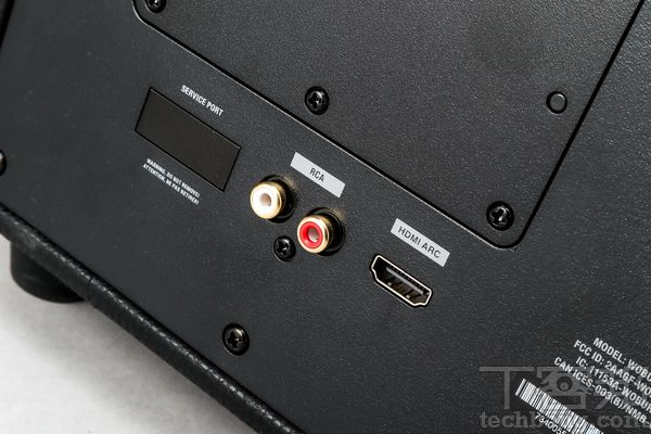 新增HDMI(ARC)輸入埠 不僅保留3.5mm和 RCA 音源孔，更加入 HDMI(ARC)輸入埠，可用來連接電視使用。