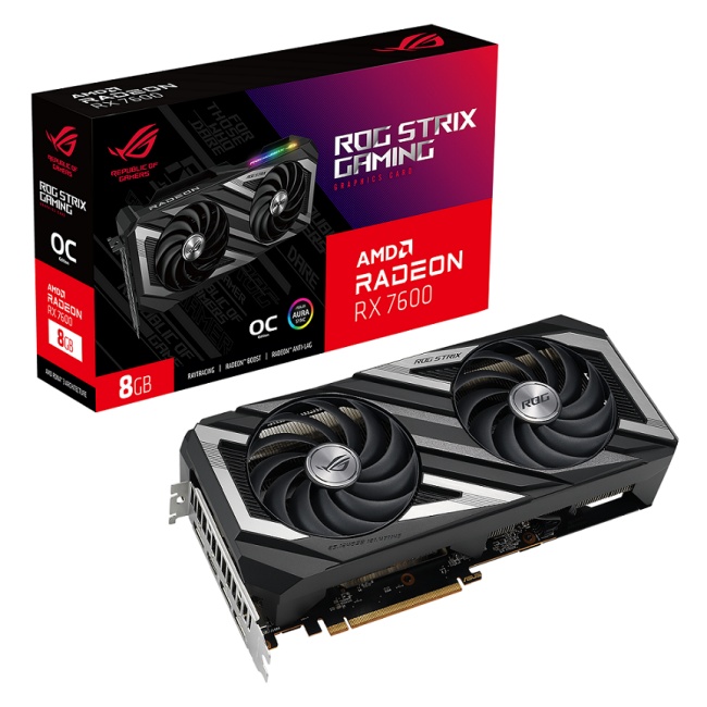 華碩 AMD Radeon RX 7600 顯示卡開賣，價格 8,890 元起