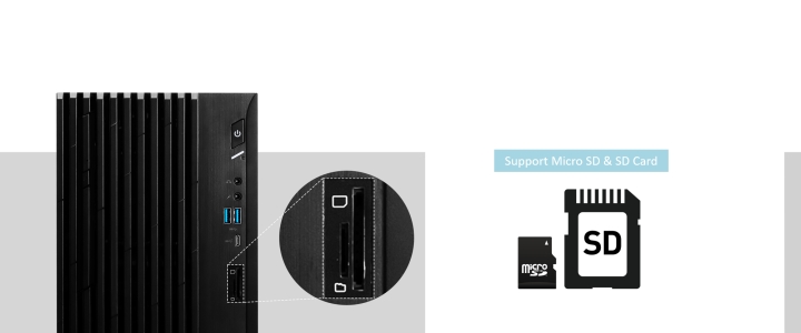 MSI推出PRO DP180商務桌機，配備RTX30獨顯、PS/2連接埠與SD讀卡機