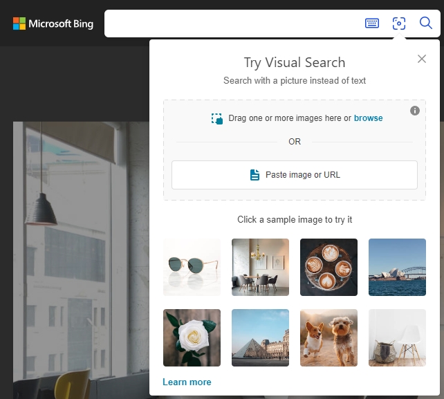 微軟高層確認Bing Chat在測試以圖搜圖視覺搜尋功能
