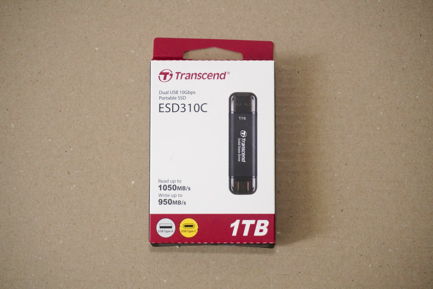 Transcend ESD310C行動固態硬碟效能實測，原生USB控制器更涼更小巧