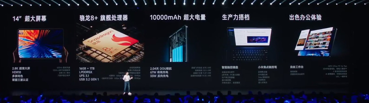 小米Xiaomi Pad 6 Max 14發佈：超大螢幕但價格只有iPad Pro的三分之一，首發價約台幣16000元起