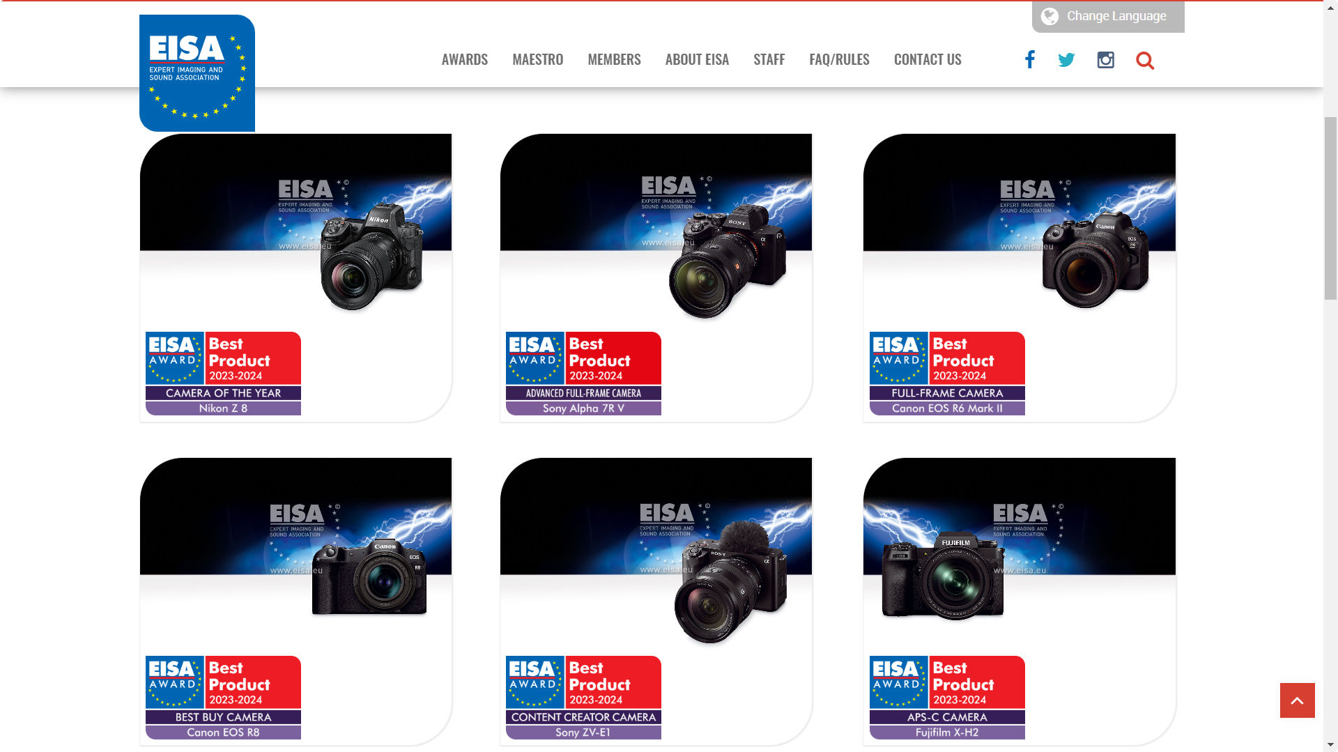 EISA AWARDS 2022-2023最佳攝影器材得獎名單公布！Nikon Z8獲年度相機殊榮