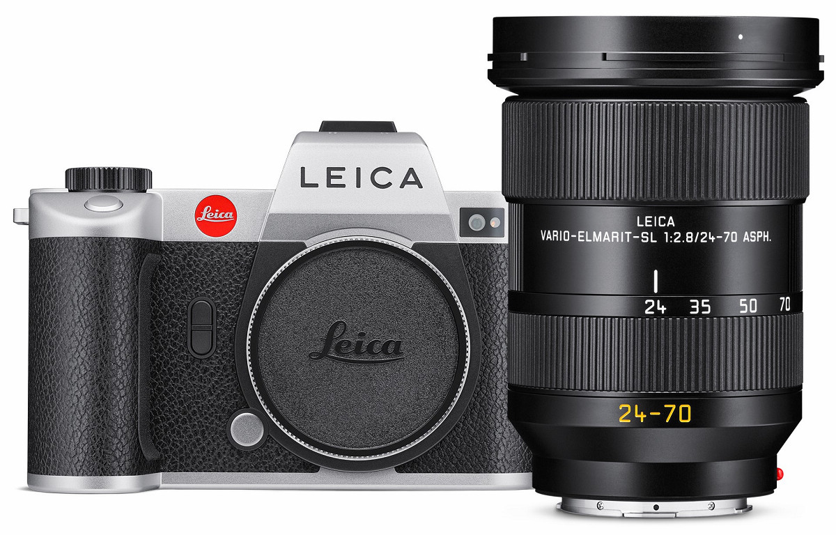 SL2銀色版相機和Vario-Elmarit-SL 24-70 f/2.8 ASPH.鏡頭套組。