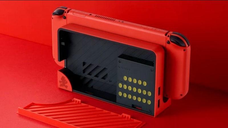 任天堂發表「瑪利亮麗紅」Switch OLED主機，10月推出
