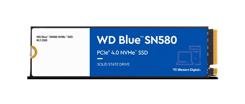 WD Blue SN580 NVMe SSD發佈，採用nCache 4.0技術和NVMe PCIe Gen 4.0