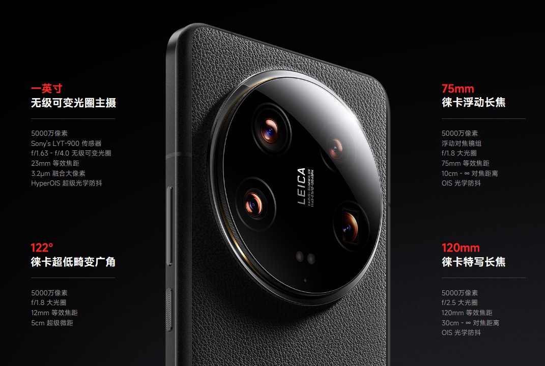 小米Xiaomi 14 Ultra 中國版發表，頂級徠卡 Summilux 鏡頭、導入更多徠卡攝影功能