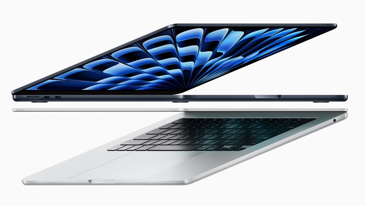 Apple 發表 M3 版 MacBook Air 13 吋及 15 吋，強調 AI 應用、最長 18 小時續航力、售價 35,900 元起