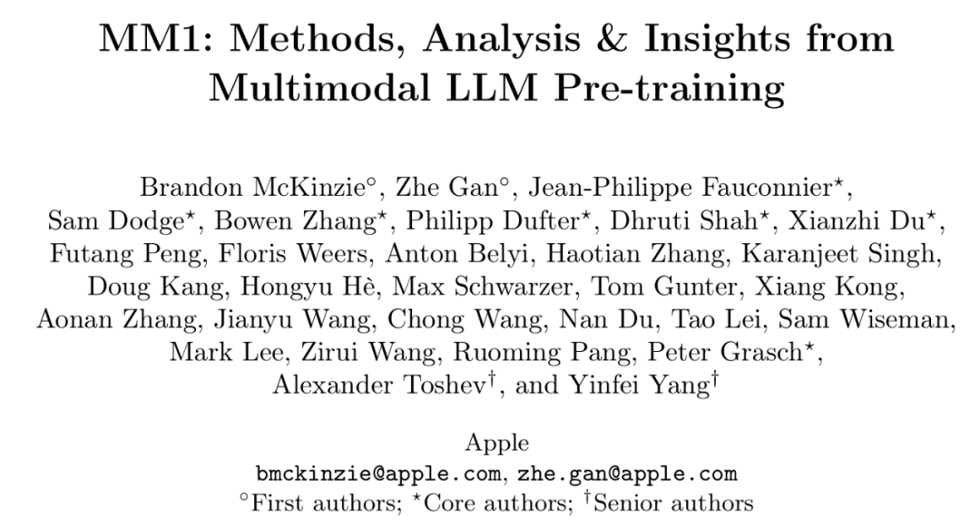 論文：MM1: Methods, Analysis & Insights from Multimodal LLM Pre-training 下載連結