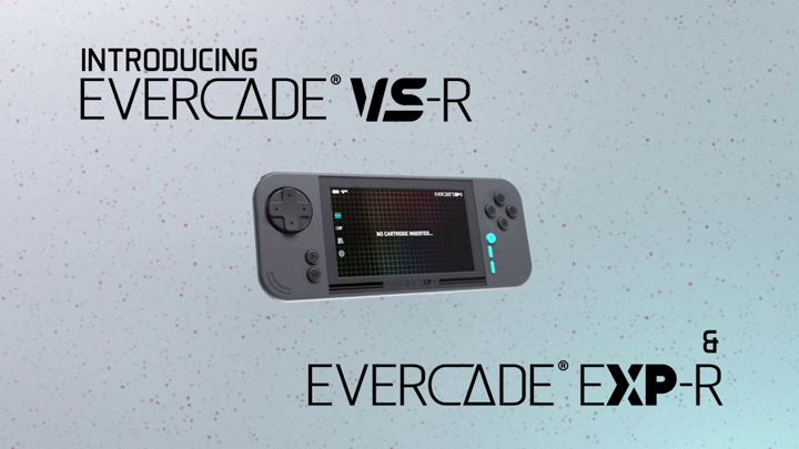 復古遊戲主機廠商 Evercade 推出全新 EXP-R 掌機和 VS-R 主機，價格約台幣3240元